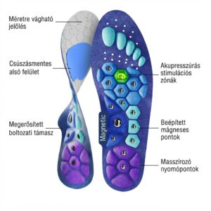 PureStep Mágneses Masszázs Talpbetét