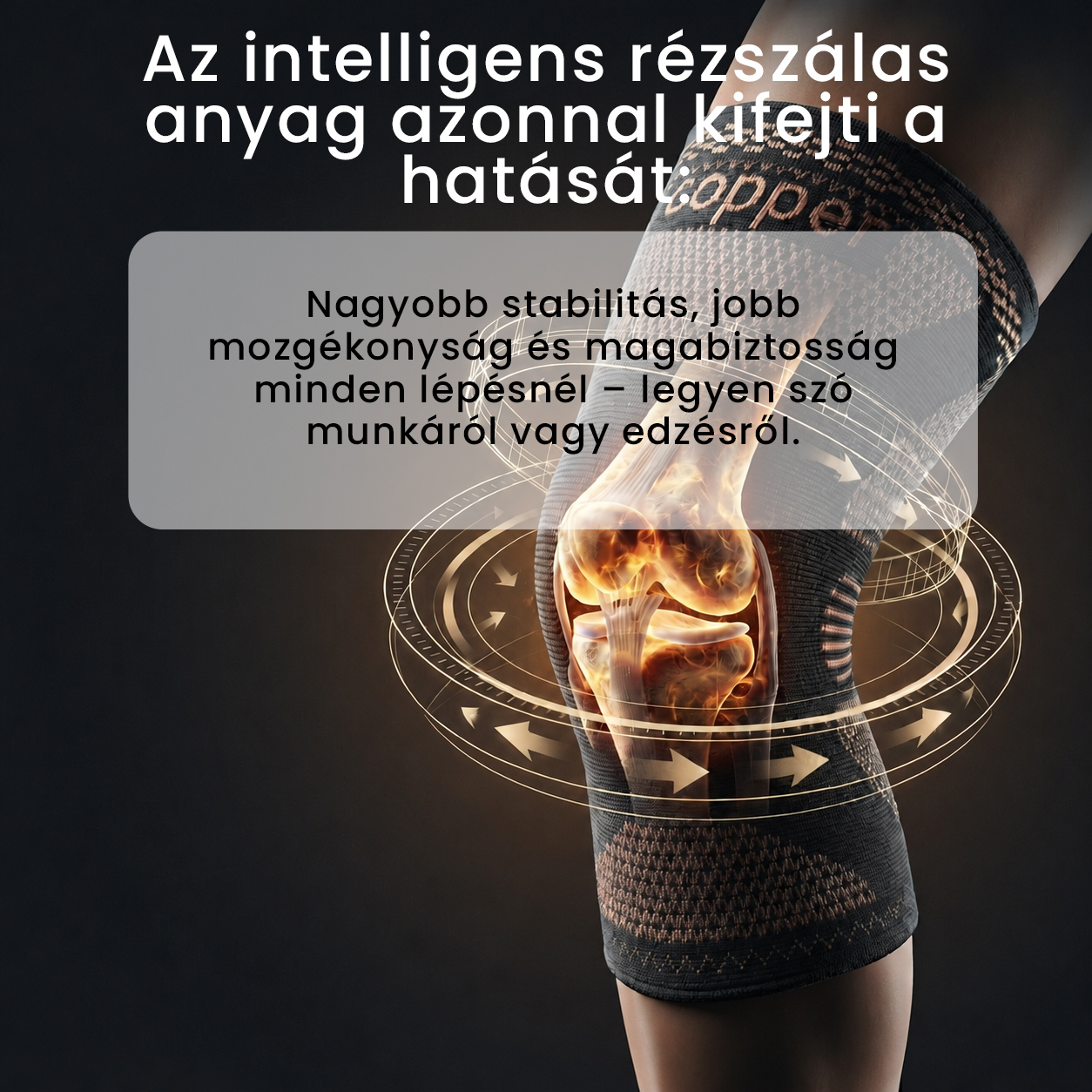 MediKnee Rézszálas Térdrögzítő - Image 7