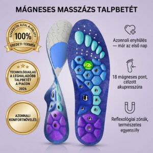 PureStep Mágneses Masszázs Talpbetét